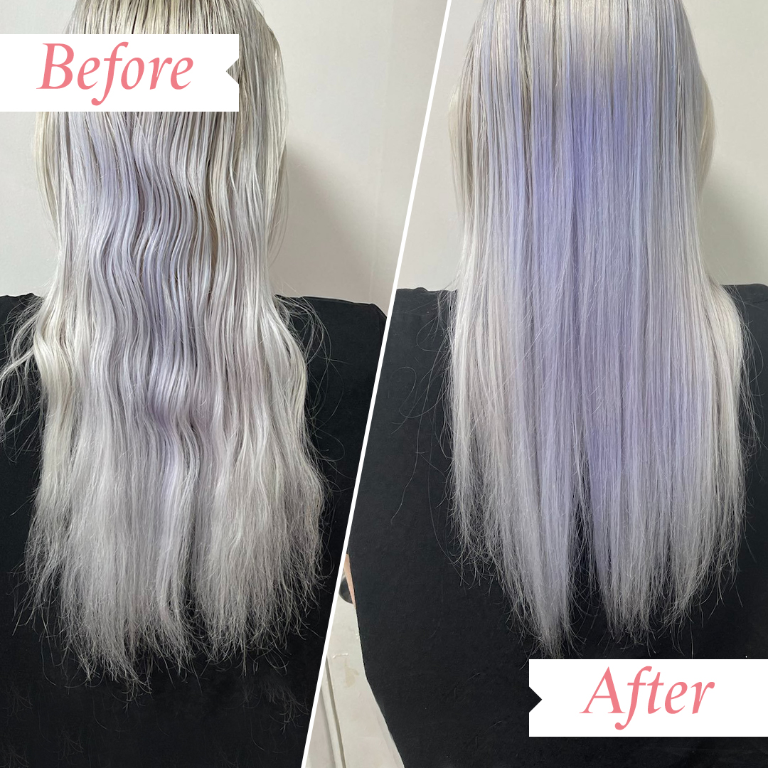 After one use of Bond Builder Restructuring Treatment on Fine Hair