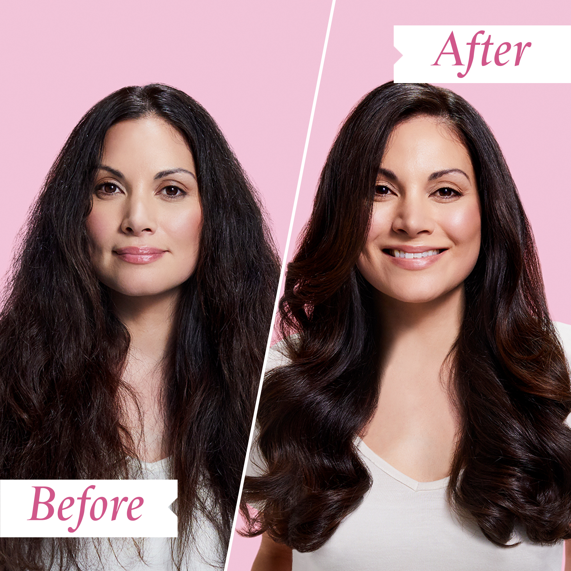After one use of Elasticizer on Medium Hair