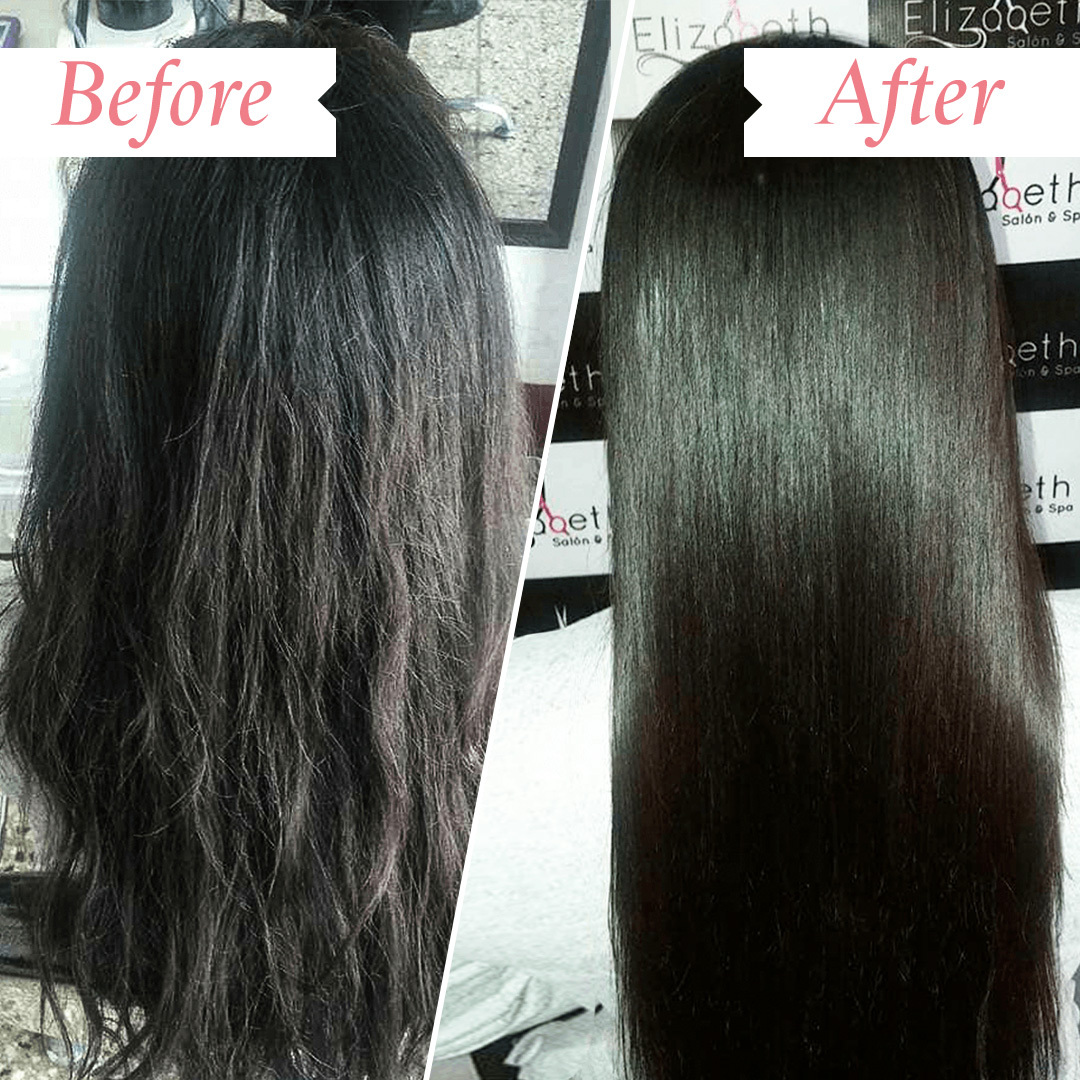 After one use of Bond Builder Restructuring Treatment on Medium Hair