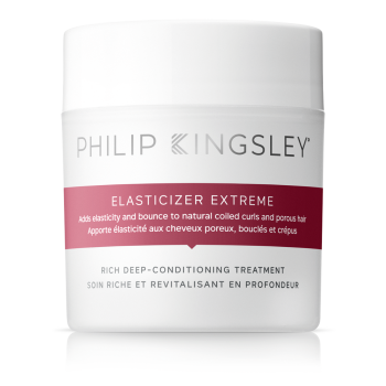 Philip Kingsley elasticizer extreme in 150ml works best as a leave in conditioner for curly hair suffering from hair breakage. 