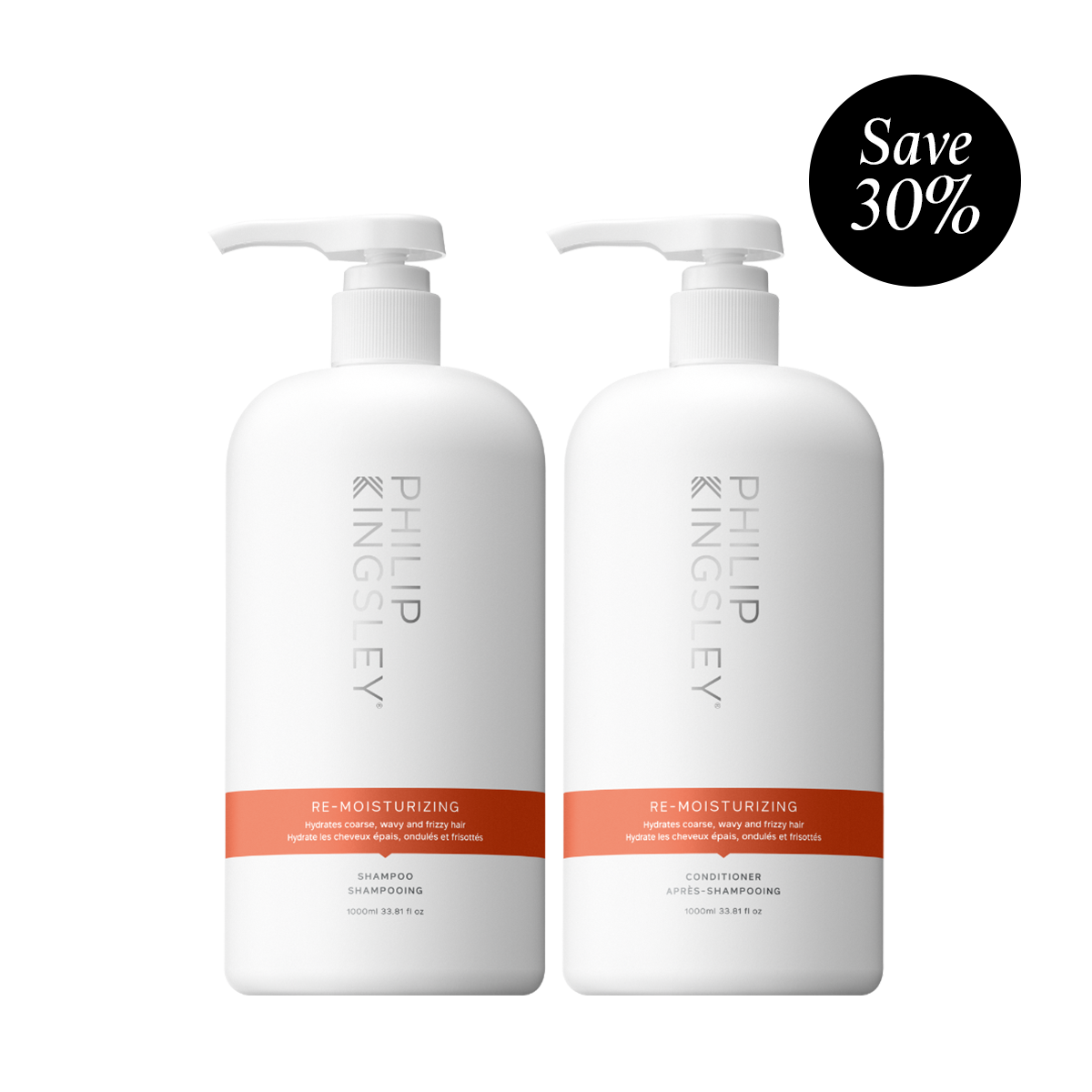 Re-Moisturizing Smoothing Shampoo & Re-Moisturizing Smoothing Conditioner Supersize Duo US