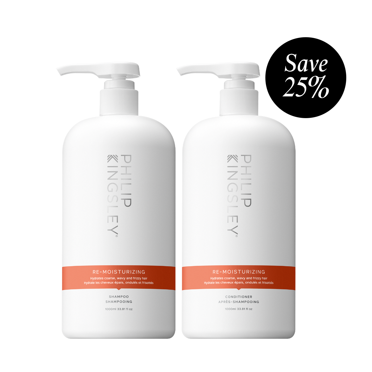 Re-Moisturizing Smoothing Shampoo & Re-Moisturizing Smoothing Conditioner Supersize Duo US
